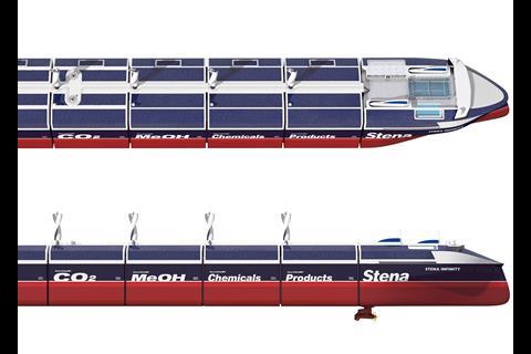 The concept design includes the creation of standardised and modular cargo units that will be able to carry dry bulk, liquid bulk or liquified gas products. (credit: Stena Bulk)